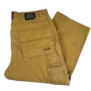 Vintage Yellow Jeans Mens Sz 44x30 Carpenter Y2K Denim Culture Jeans Heavyweight